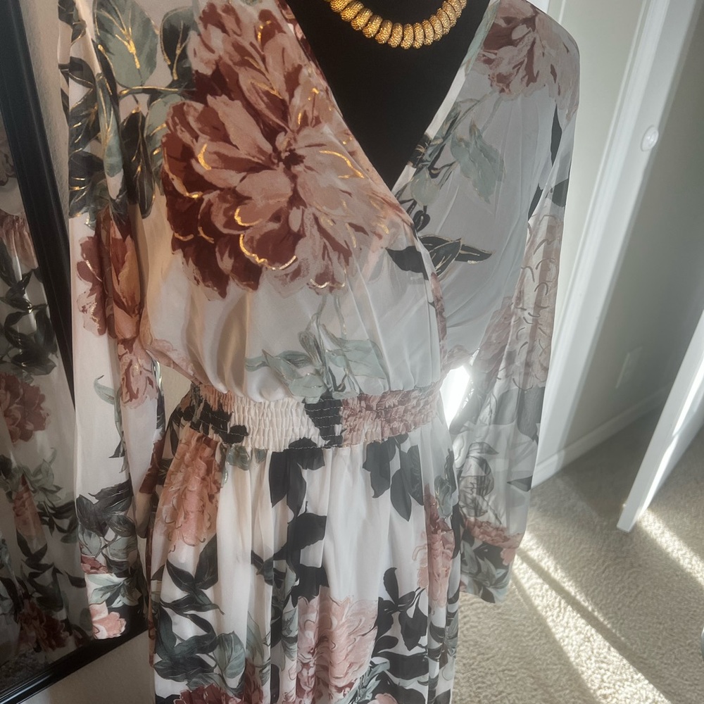 Maxi dress …floral beauty